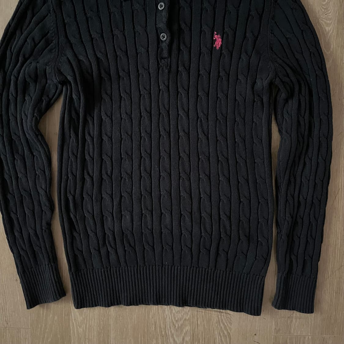 US Polo Assn 케이블 니트 스웨터 상품이미지3