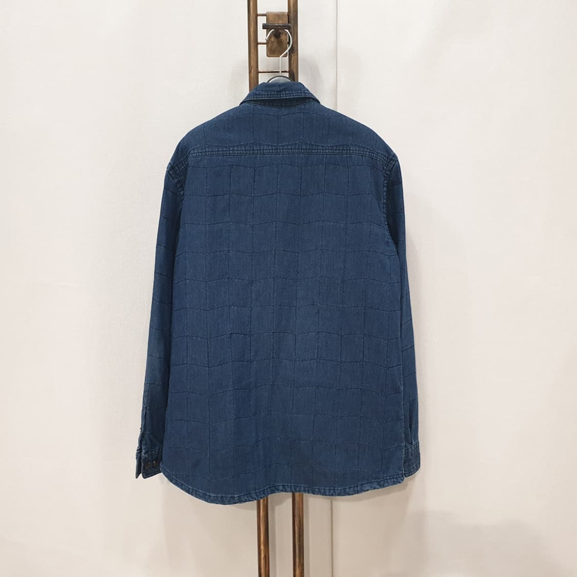 시리즈 인디고 워싱 퀼팅 패딩 셔츠 100 상품이미지5