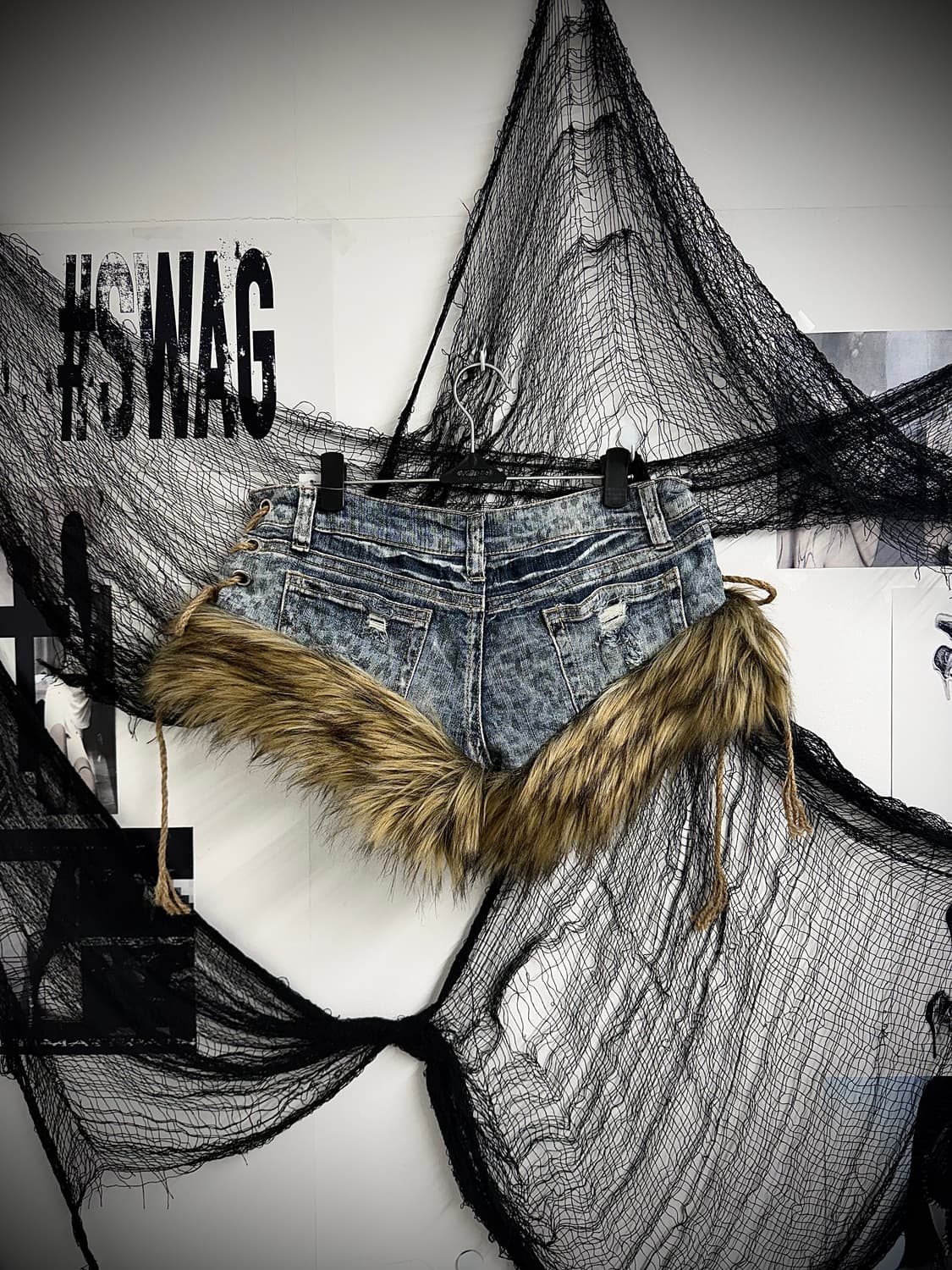 00s leopard pattern fur pants 상품이미지3