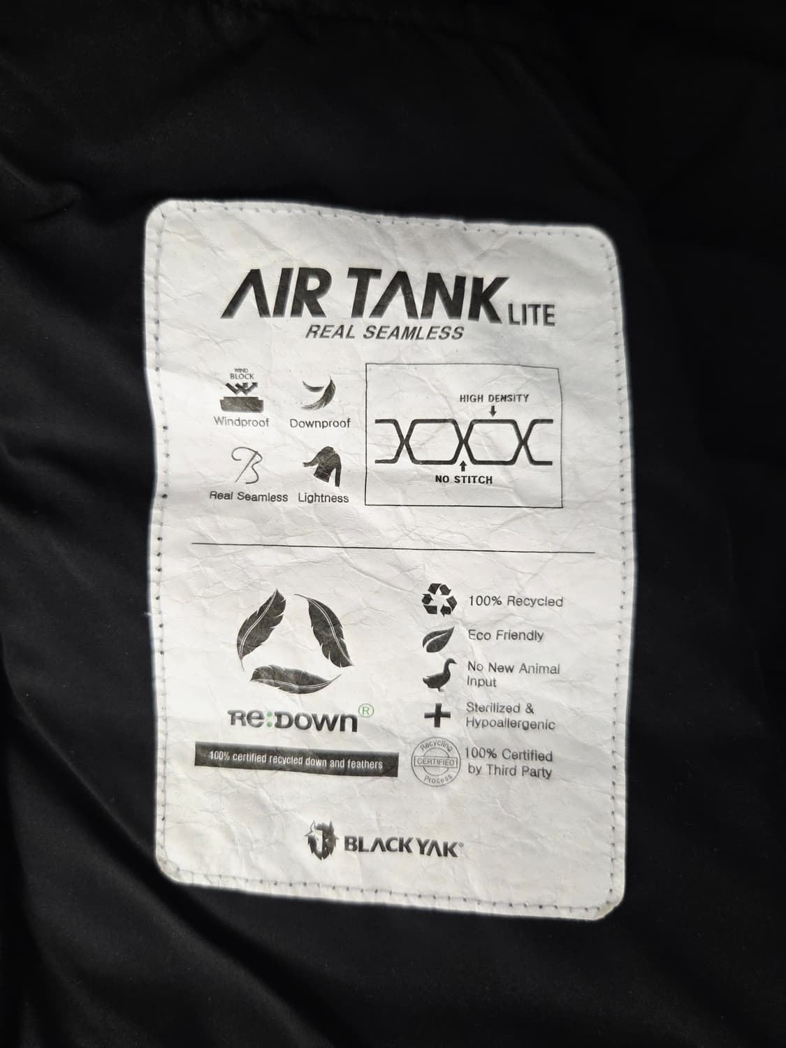 블랙야크 B세인트 튜브 다운 자켓 #2 상품이미지8