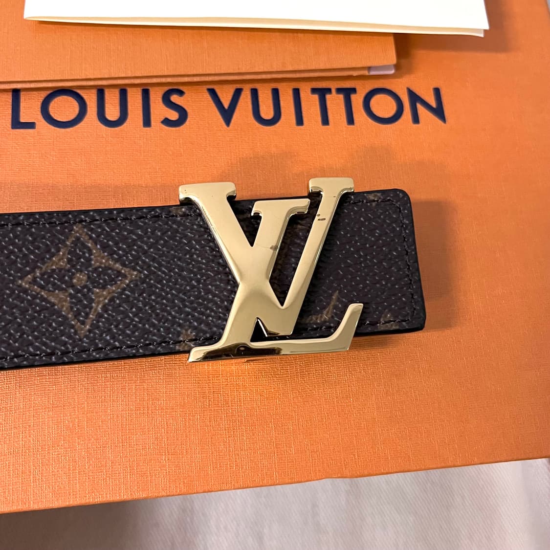 [S급/정품] 루이비통 여성 LV 리버서블 모노그램 양면 벨트 상품이미지1