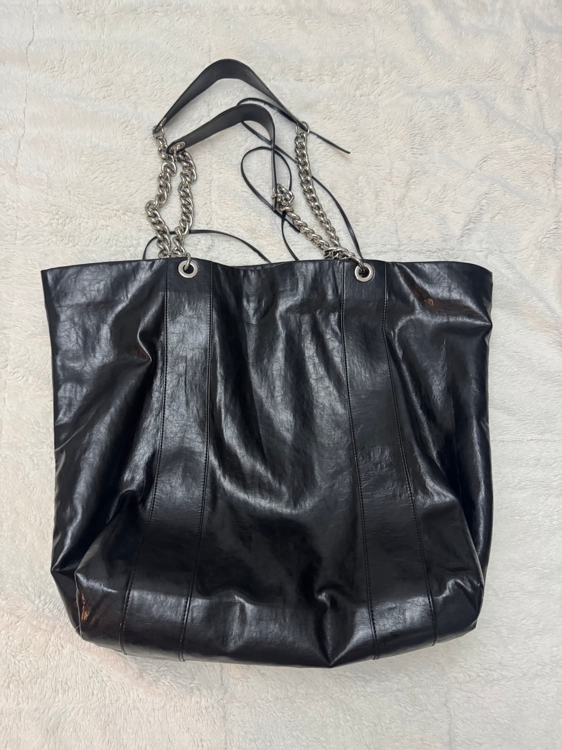 체리퀴리 레더 쇼퍼백 상품이미지6