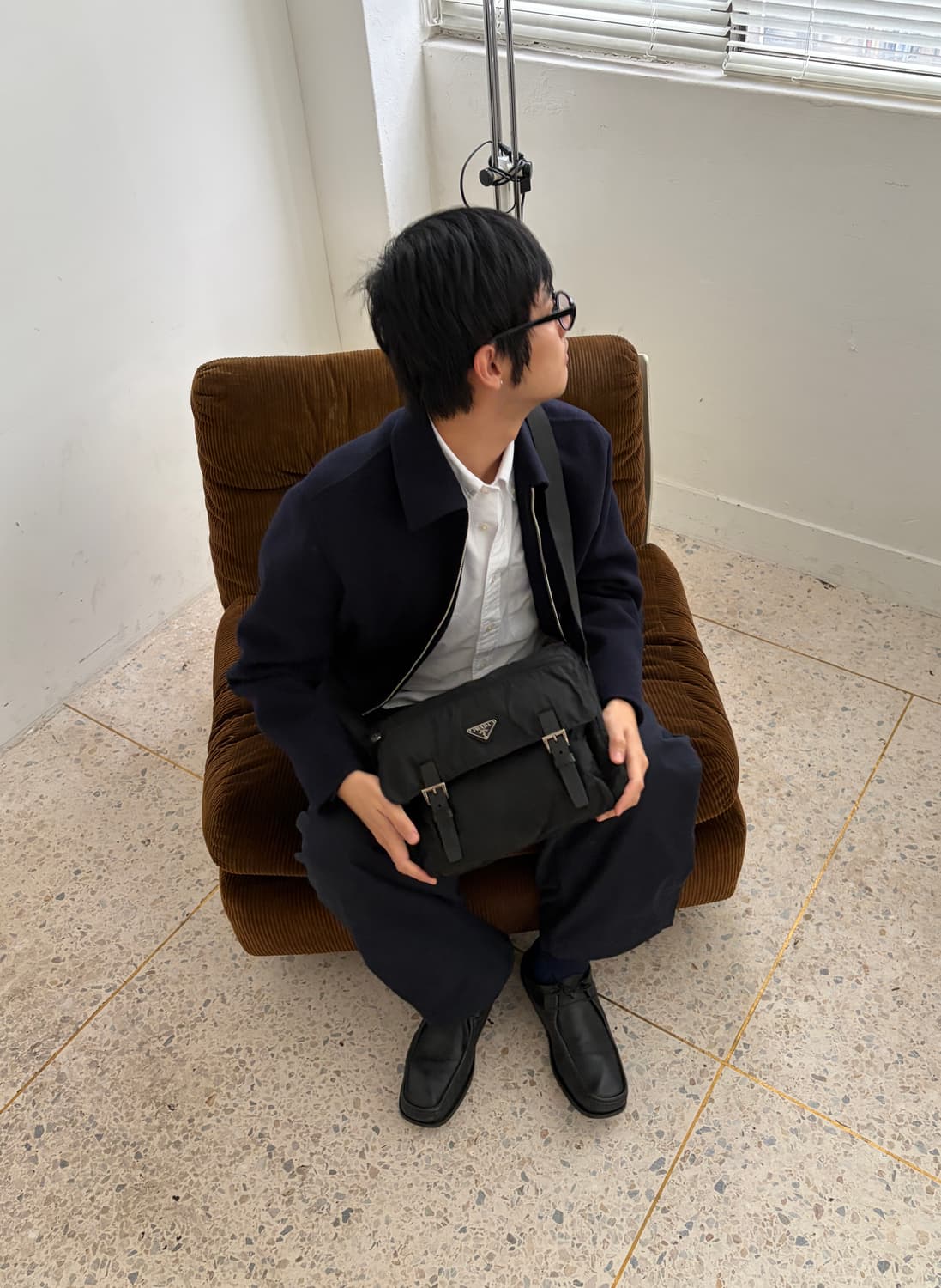 프라다 포코노 나일론 메신저백 크로스백 상품이미지2