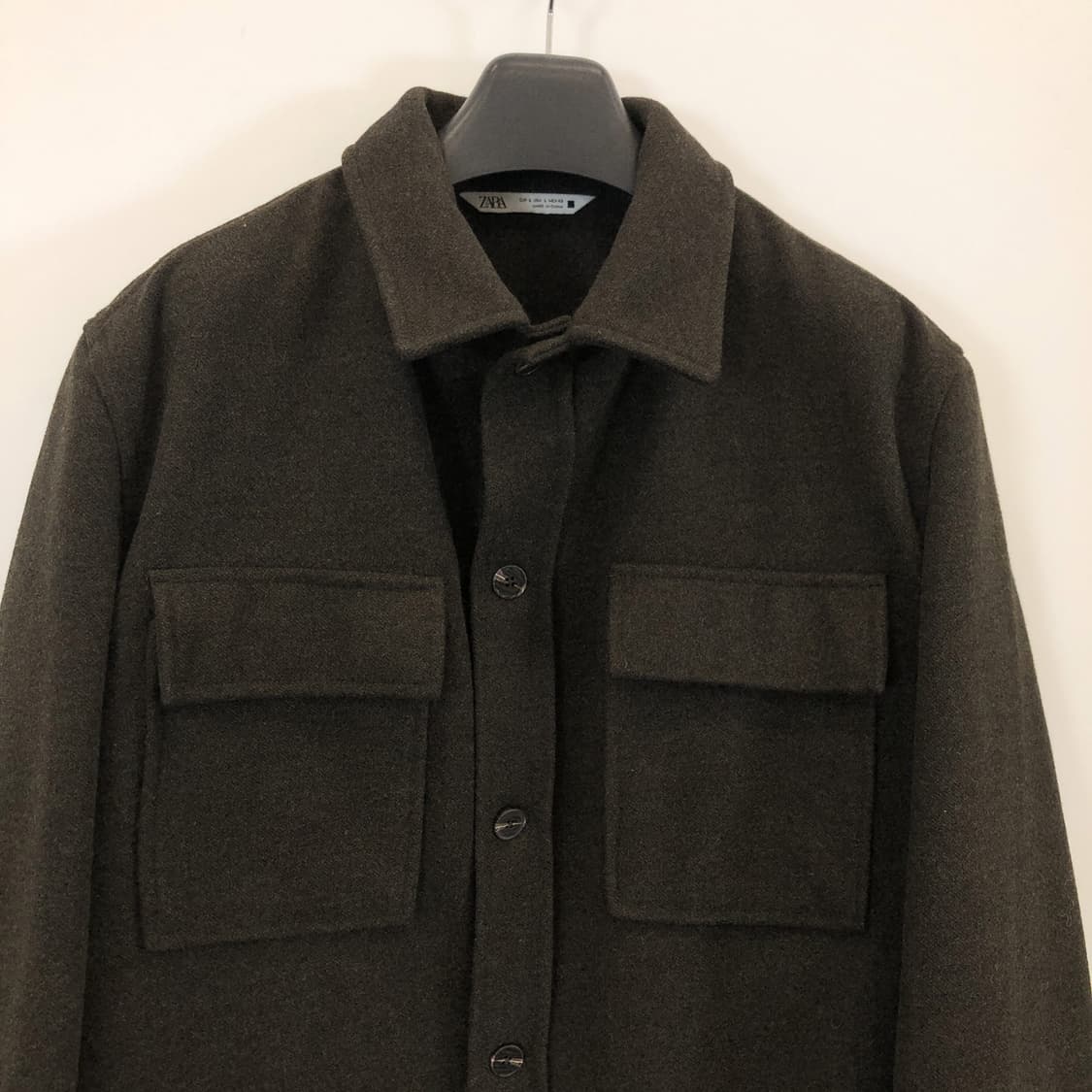 자라 모직 셔츠자켓 L  상품이미지2