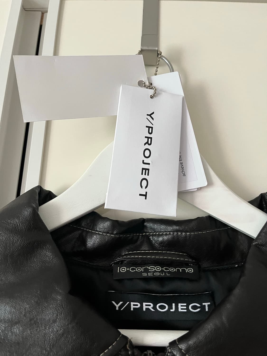 와이프로젝트 드레이프 레더 봄버 S 상품이미지7