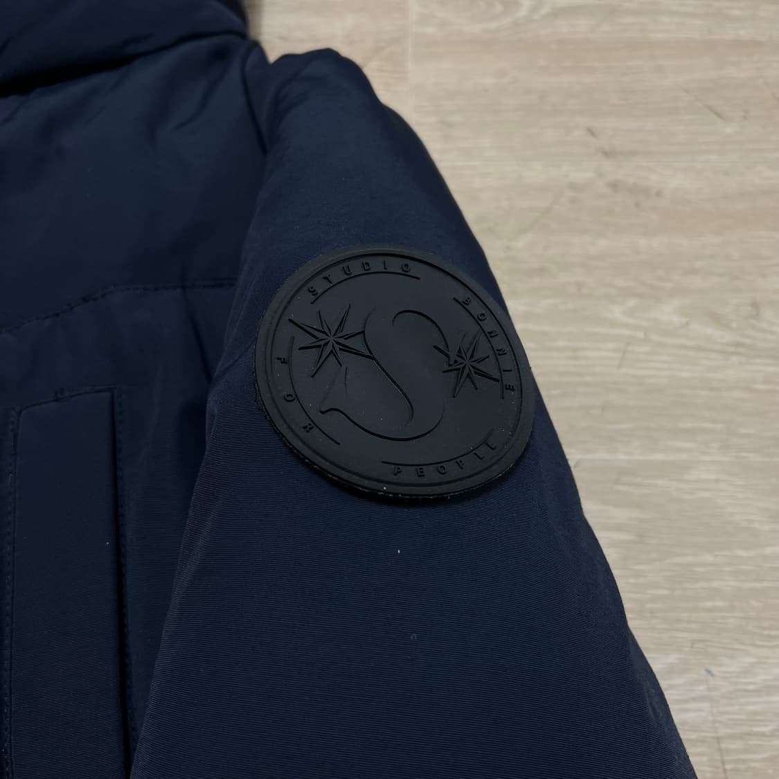 스튜디오 보니 여성 프리미엄 하이넥 덕다운 롱패딩 [네이비] XL/105 상품이미지4