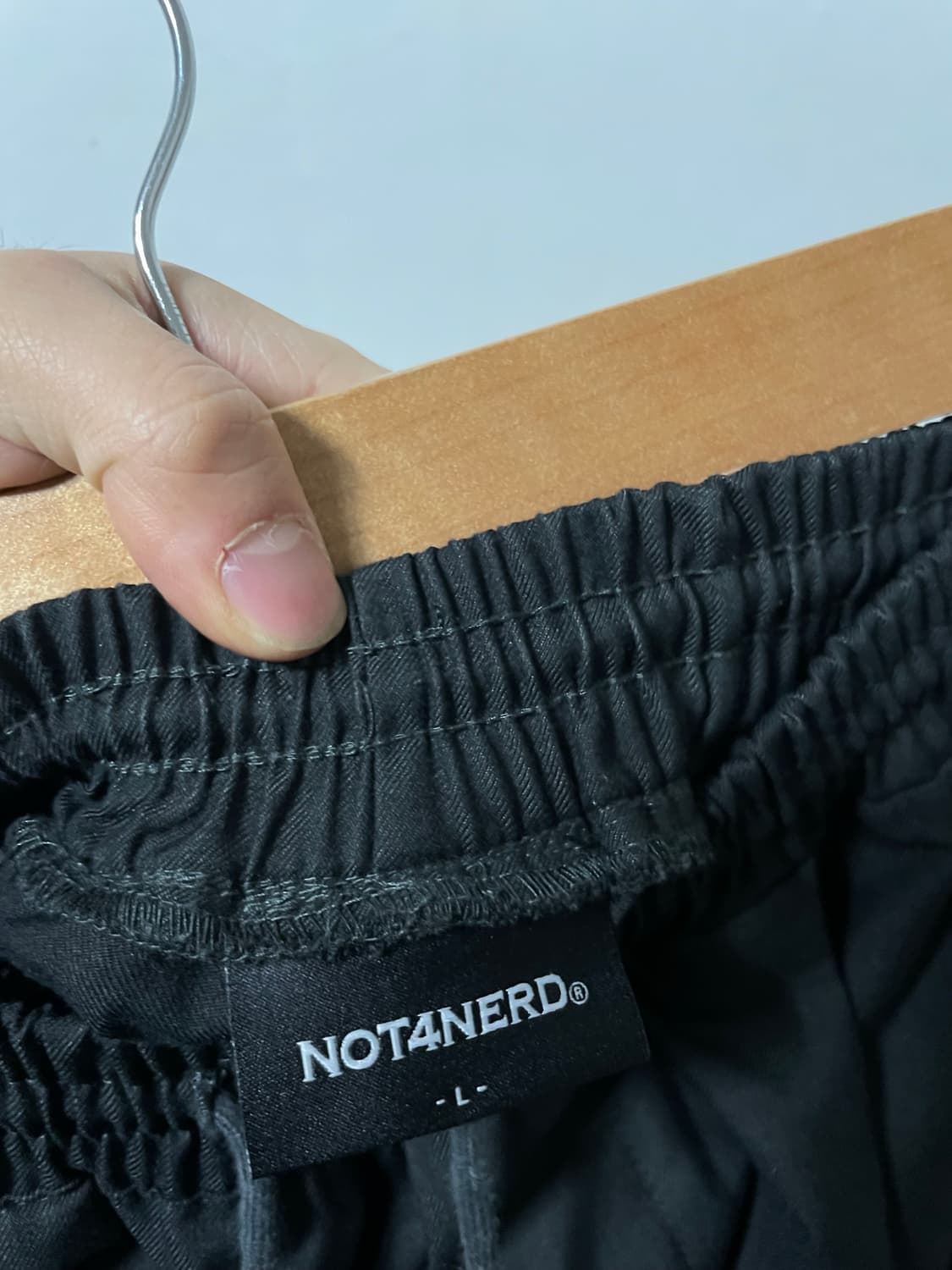 32-33 낫포너드 카고 밴딩 스트링 와이드팬츠 바지 정품 상품이미지5