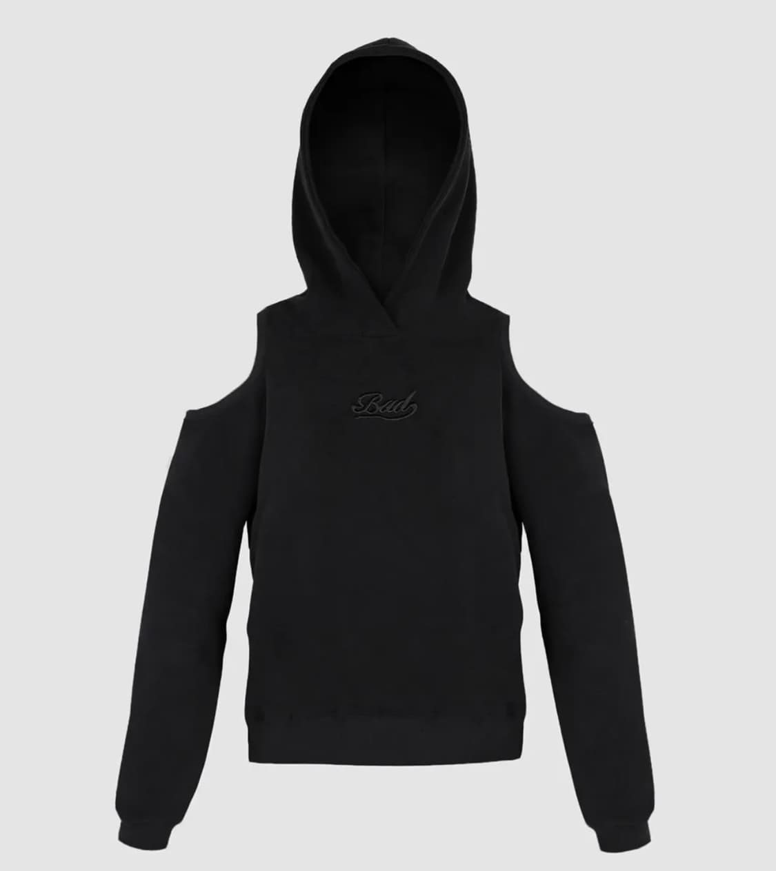 배드블러드 비욘드 소프트 컷아웃 후드 - 블랙 상품이미지2
