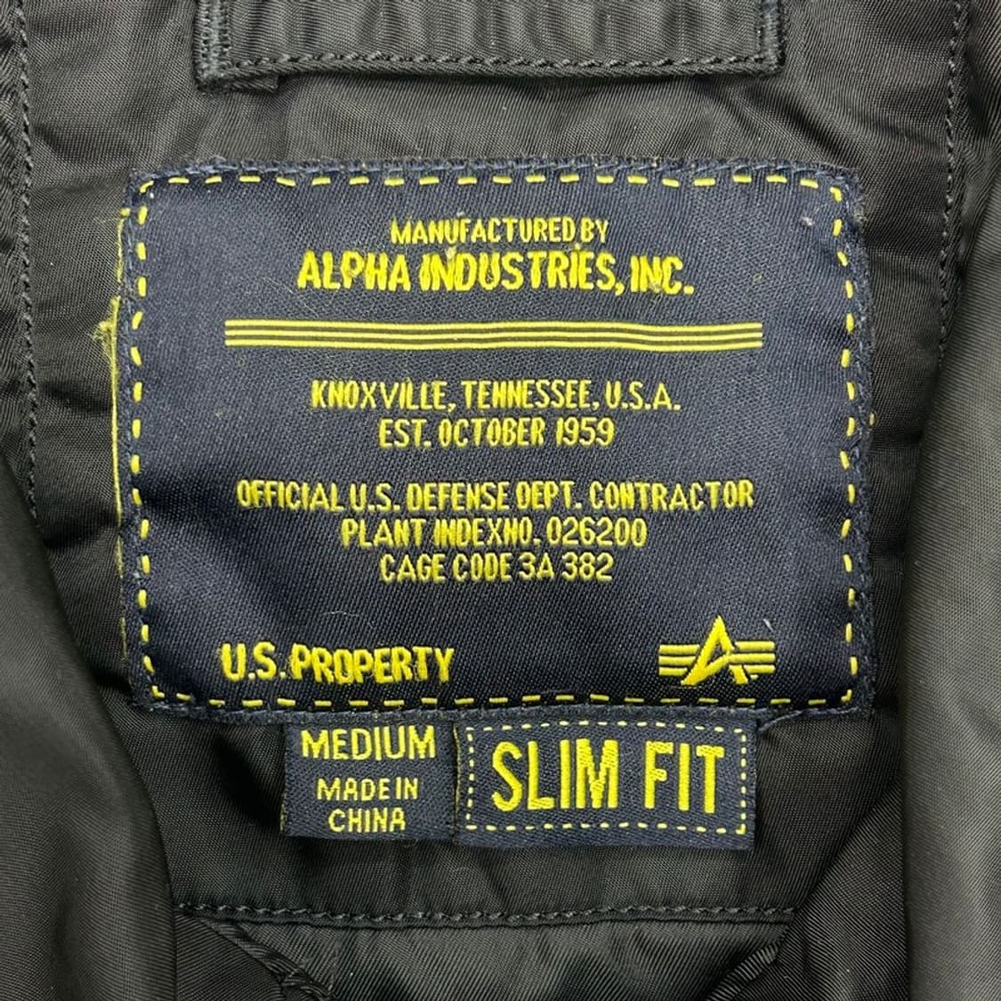 알파인더스트리 블랙 B-15 자켓 M 상품이미지6