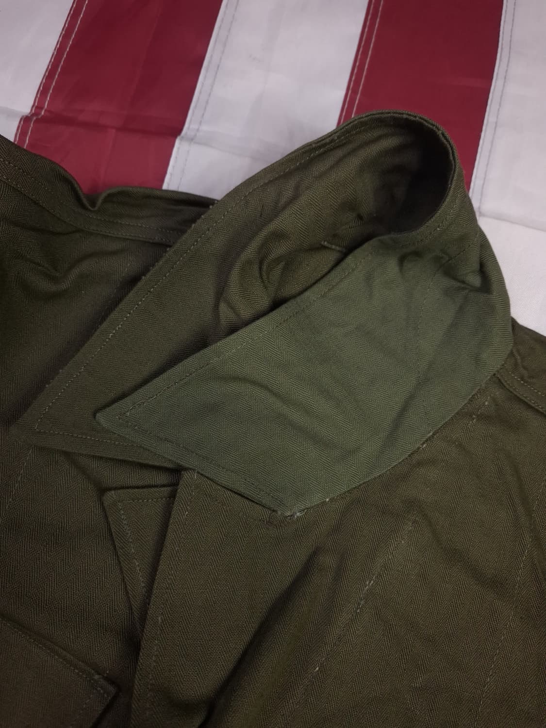 새제품 오리지날 미군 WW2대전용 HBT 전투복 자켓 상품이미지5
