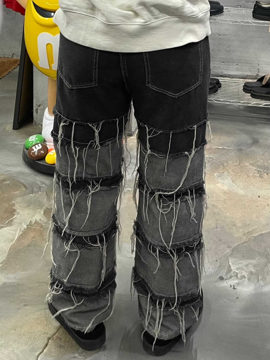 빈티지 그런지 데님 팬츠 상품이미지6