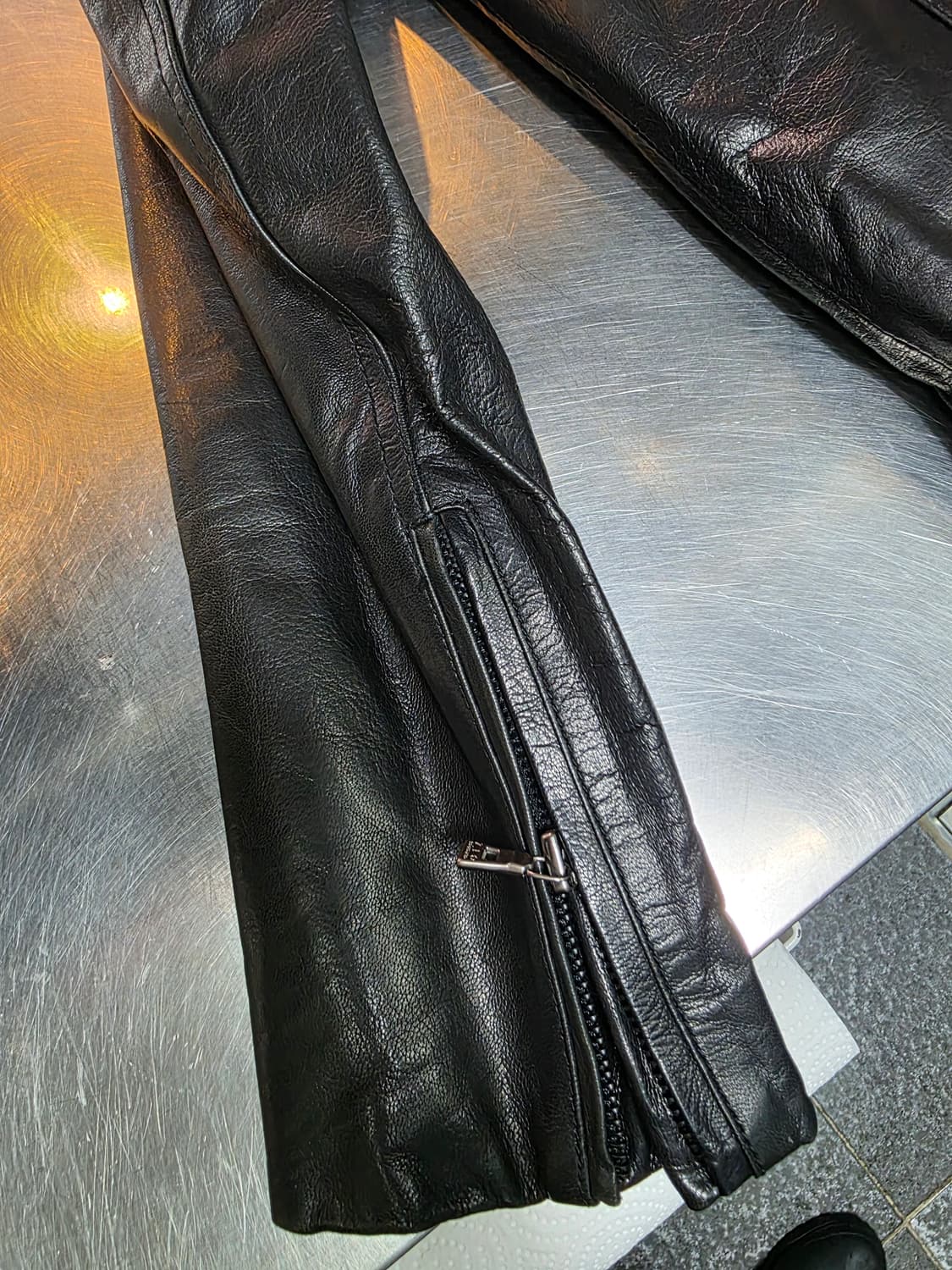 지오송지오 가죽더블 라이더자켓 L 상품이미지5