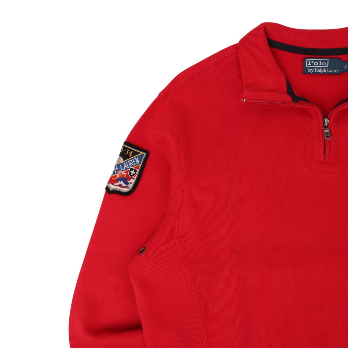 폴로 랄프로렌 레드 빅포니 하프집업 스웻셔츠 상품이미지3