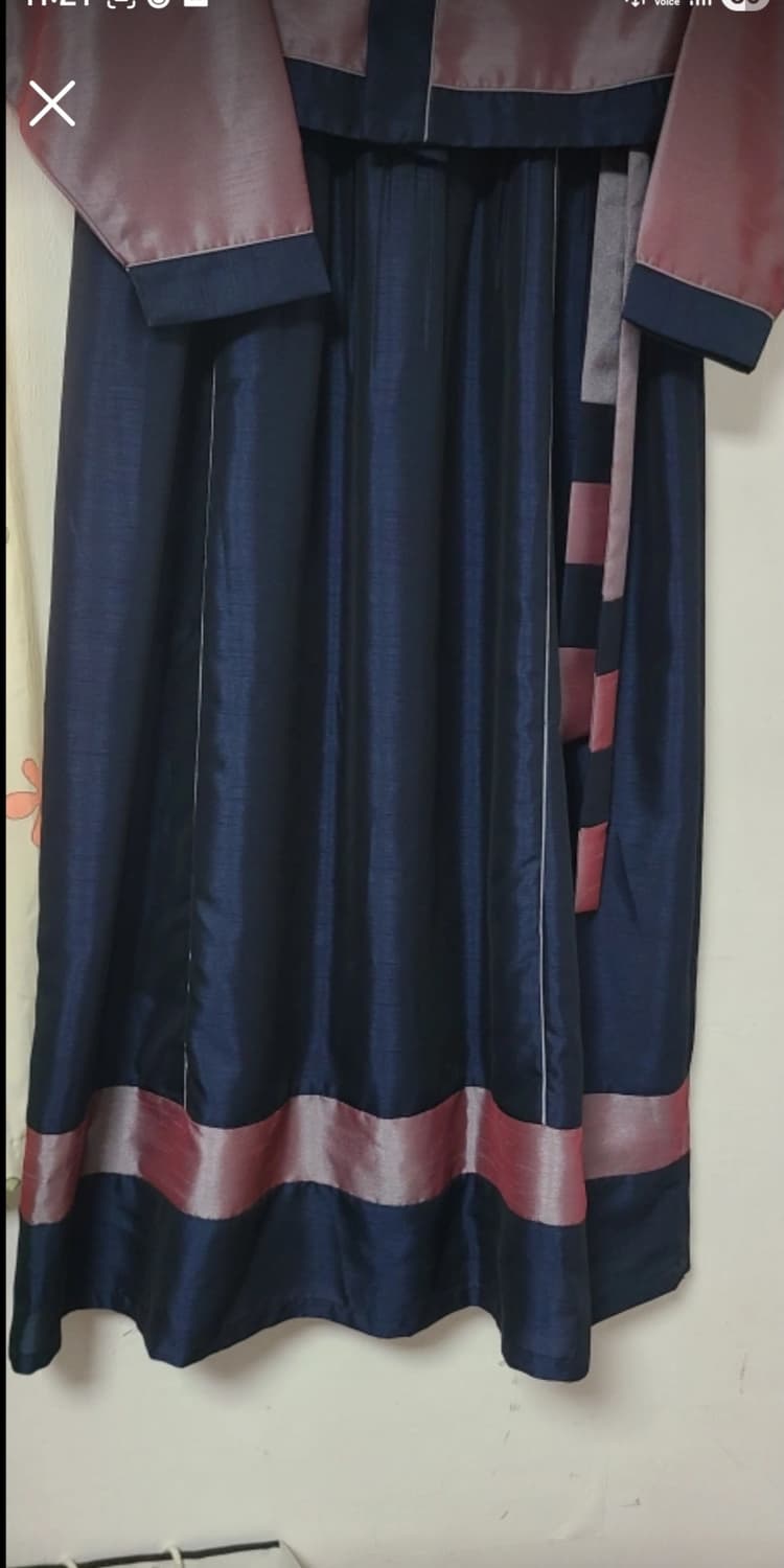 개량한복  네이비/자주(원피스와 저고리)66 상품이미지4