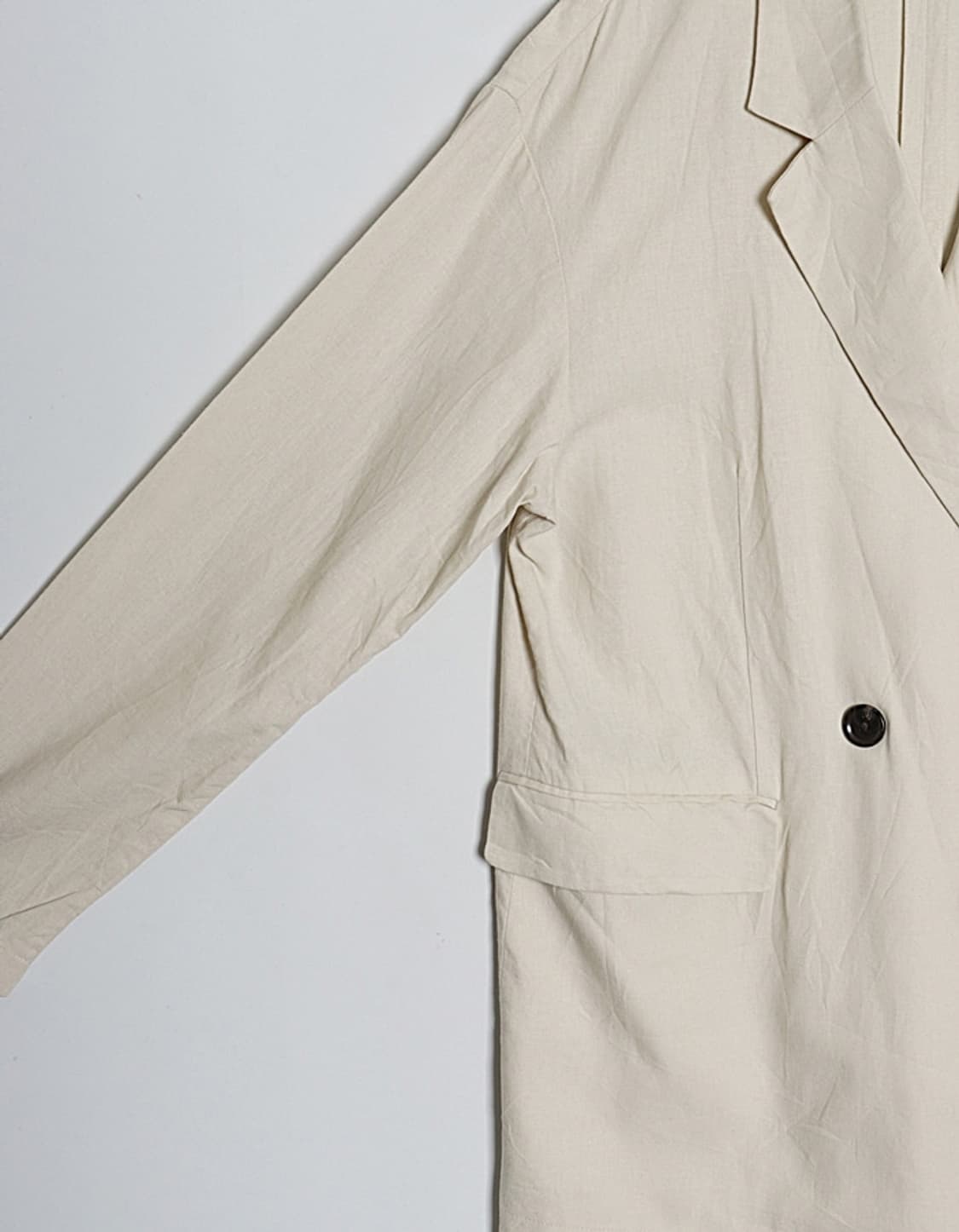 G U Linen Blend Tailored Jacket 상품이미지3