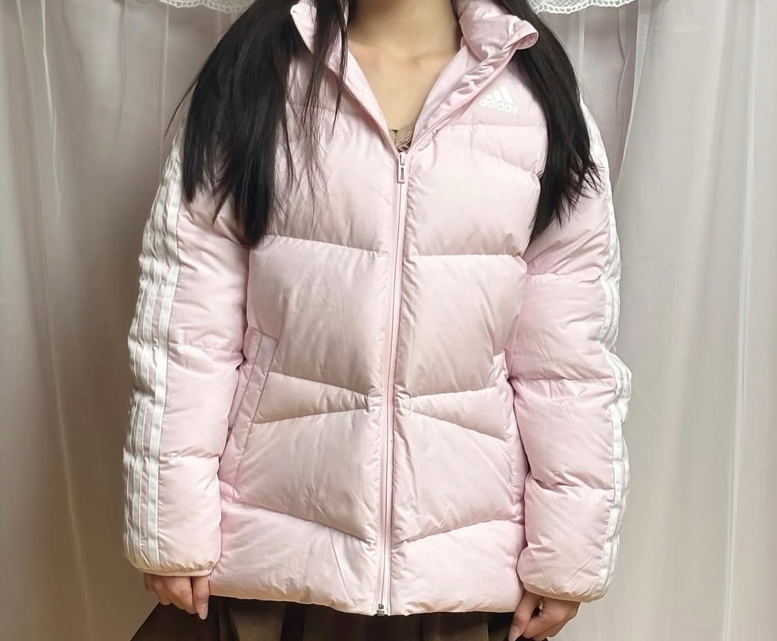 아디다스 핑크 패딩 상품이미지1
