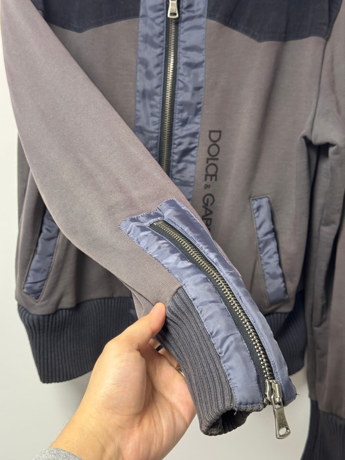 돌체앤가바나 하이넥 집업 자켓 00s XL 상품이미지5