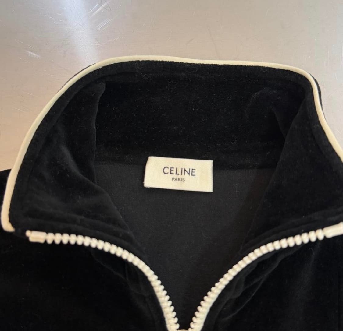 [리오브전포점] 셀린느 트리오페 벨루어 트랙 벨벳 집업 상품이미지4