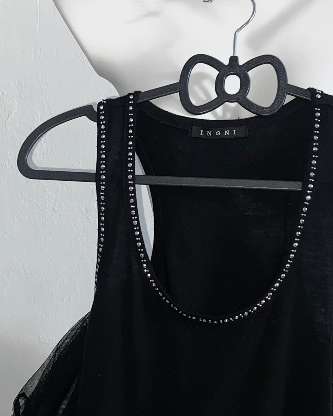 [INGNI] 잉그니 고스 고딕 큐빅 슬리브리스 상품이미지5