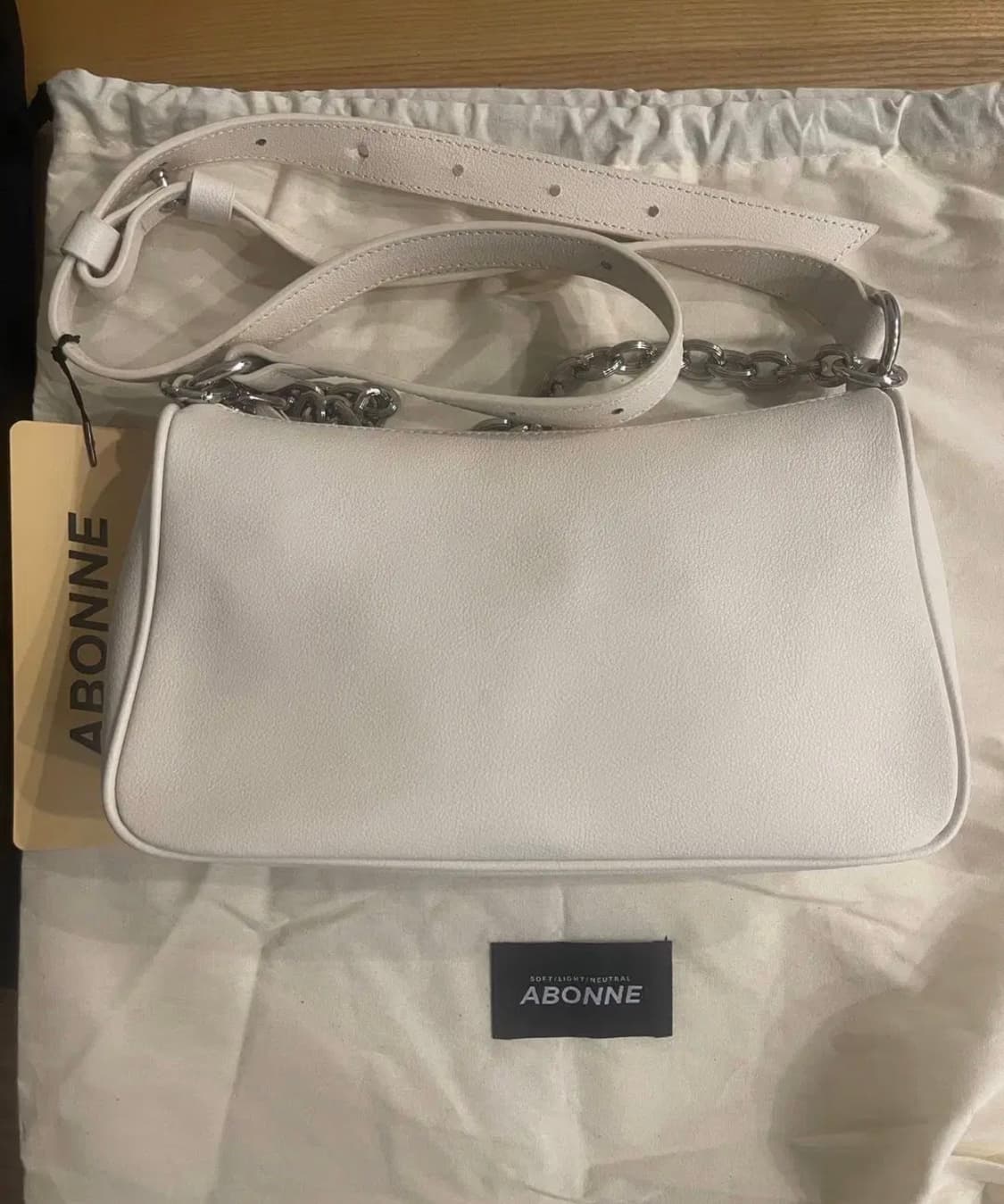 (새상품)르아보네 리브백+ 체인포함 상품이미지2