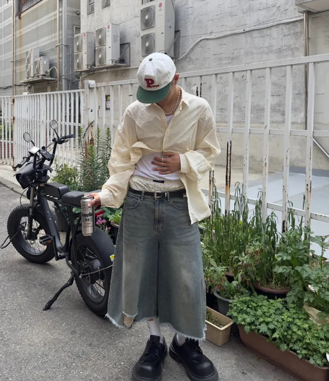 아캄 쇼츠 박서팬츠 Check Boxer Yellow 새깅팬츠 상품이미지2