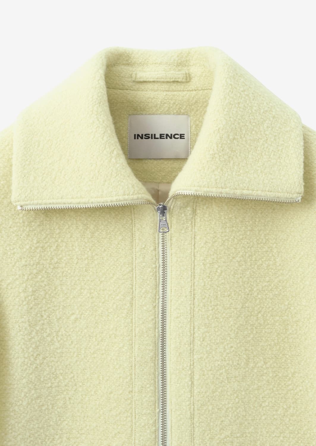 인사일런스우먼 부클 집업 자켓 레몬 상품이미지2