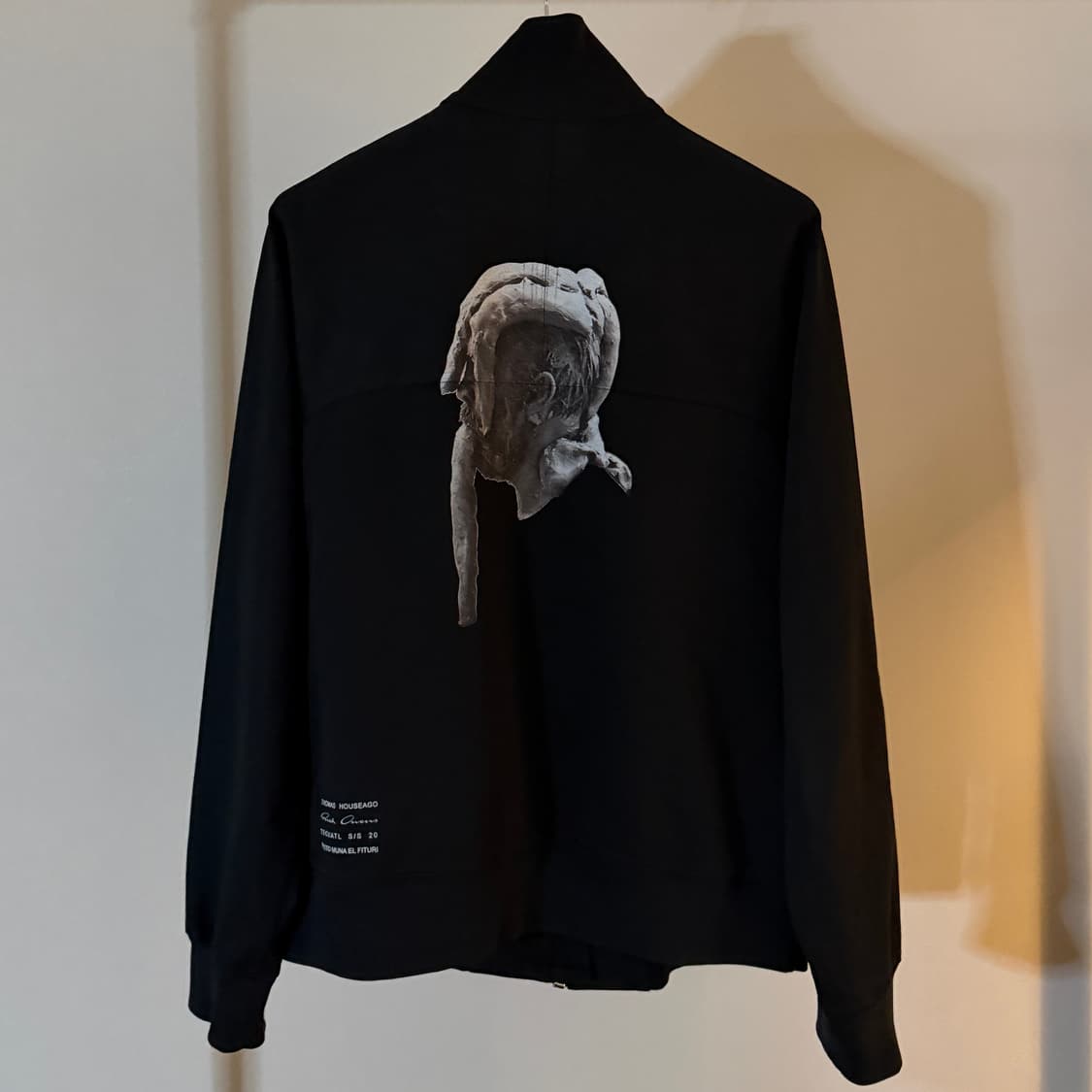 릭오웬스 20ss 토마스 하우즈아고 오버블랙저지 m 상품이미지2