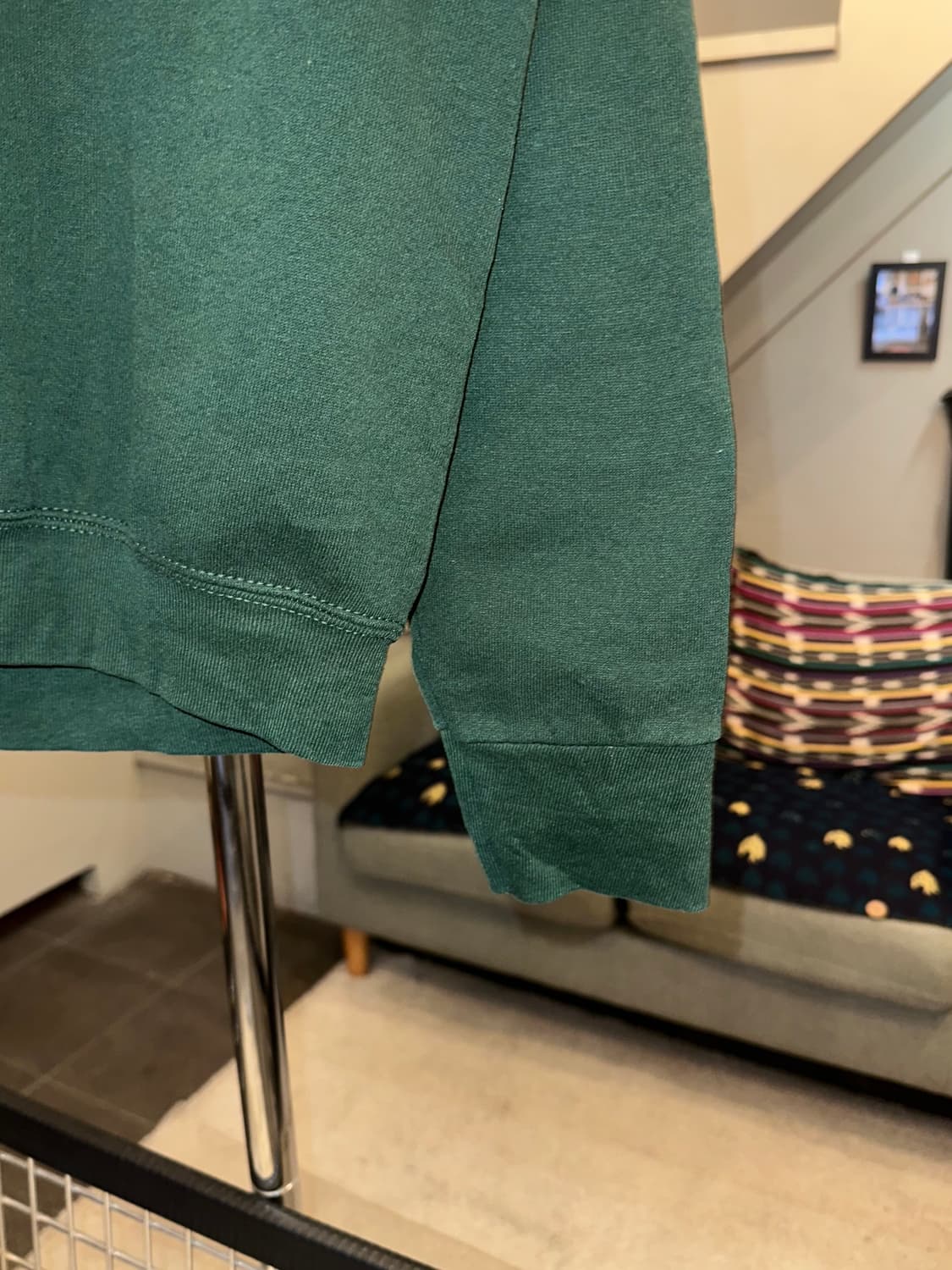 90’s Disney Mickey logo embroidery sweat 상품이미지7