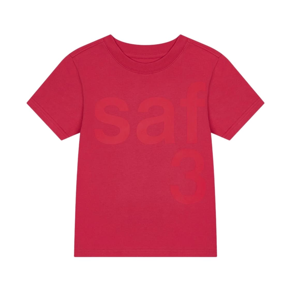 사파리스팟 티셔츠 레드 1/2  2size 상품이미지1