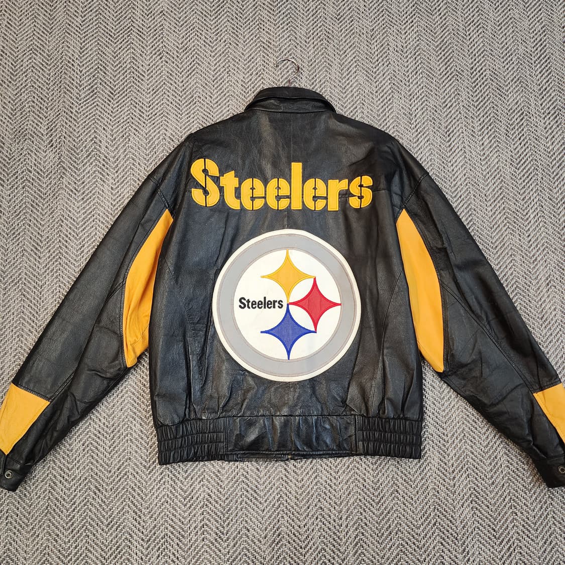 G III 피츠버그 스틸러스 레더 쟈켓 상품이미지1