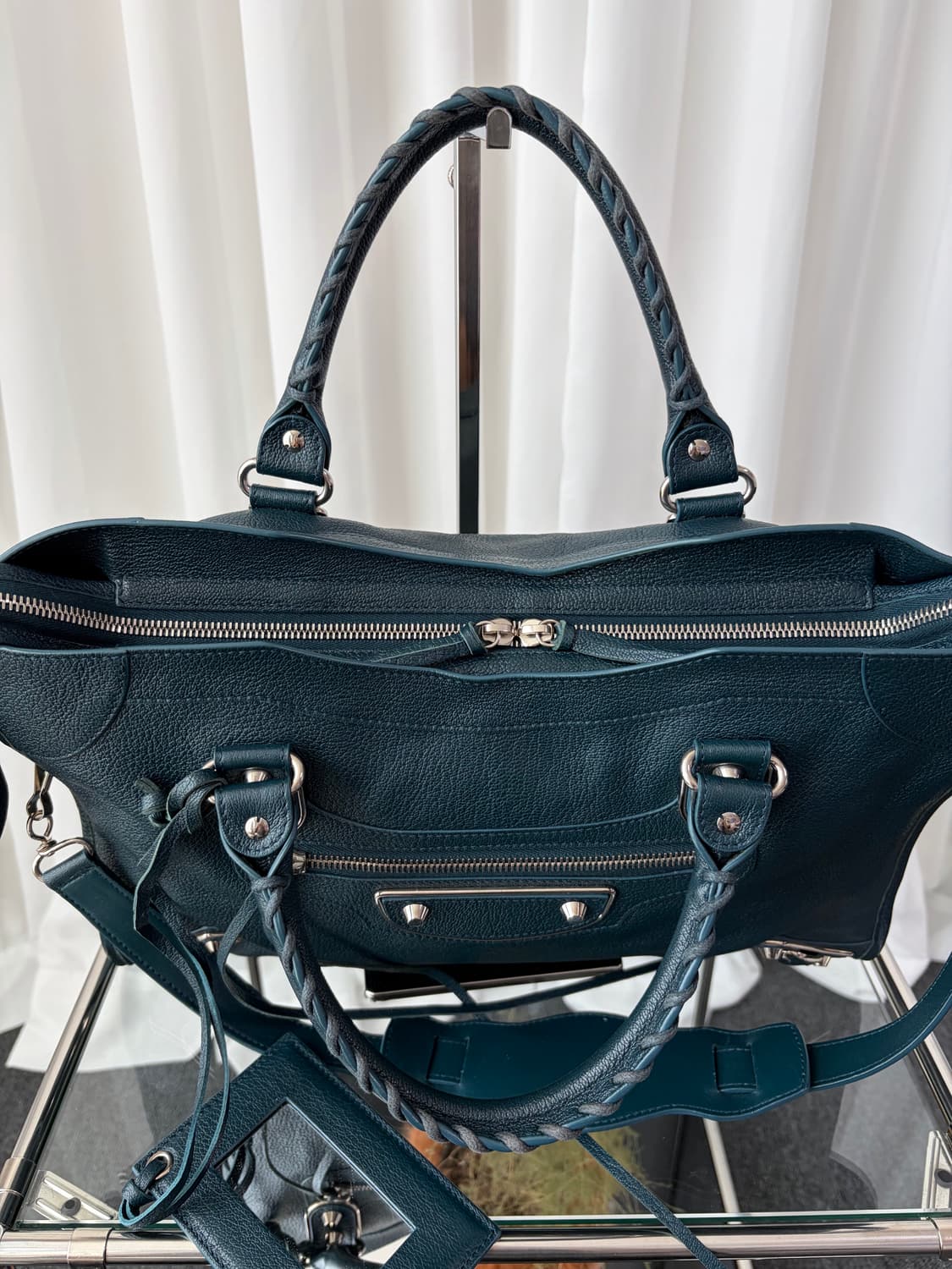 발렌시아가 클래식 메탈릭 엣지 시티 모터백 상품이미지5