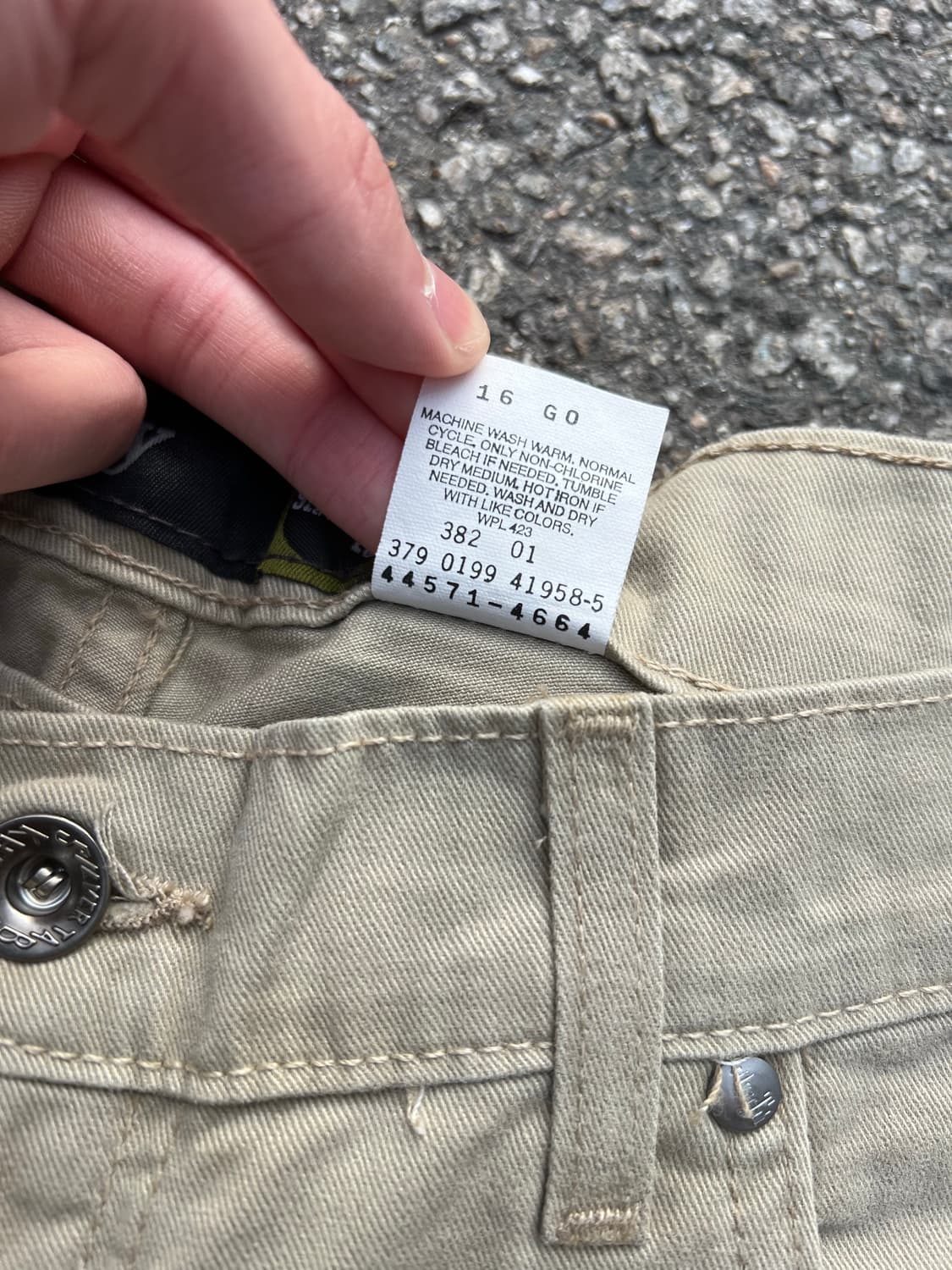 🇺🇸 90s 리바이스 실버탭 카키스 배기 36-32 상품이미지4