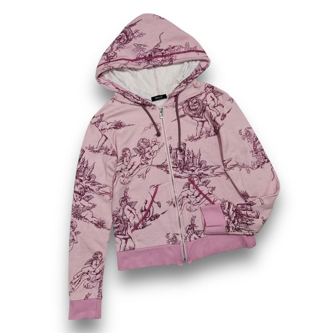 MILK 90s Cupid Pink Hoodie Zip-Up 상품이미지4