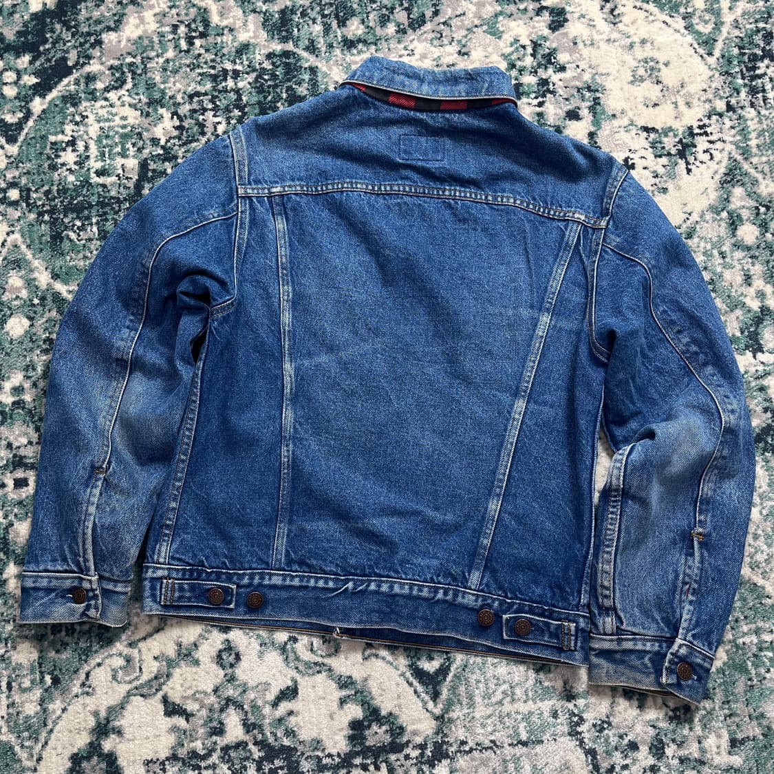 80s Plain Pockets Usa  Stone 데님 자켓(M) 상품이미지6