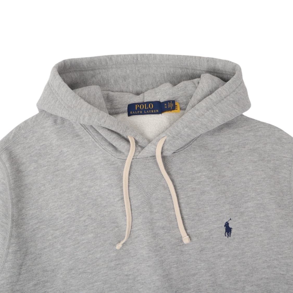 폴로 랄프로렌 QR 그레이 코튼 후드티 상품이미지2