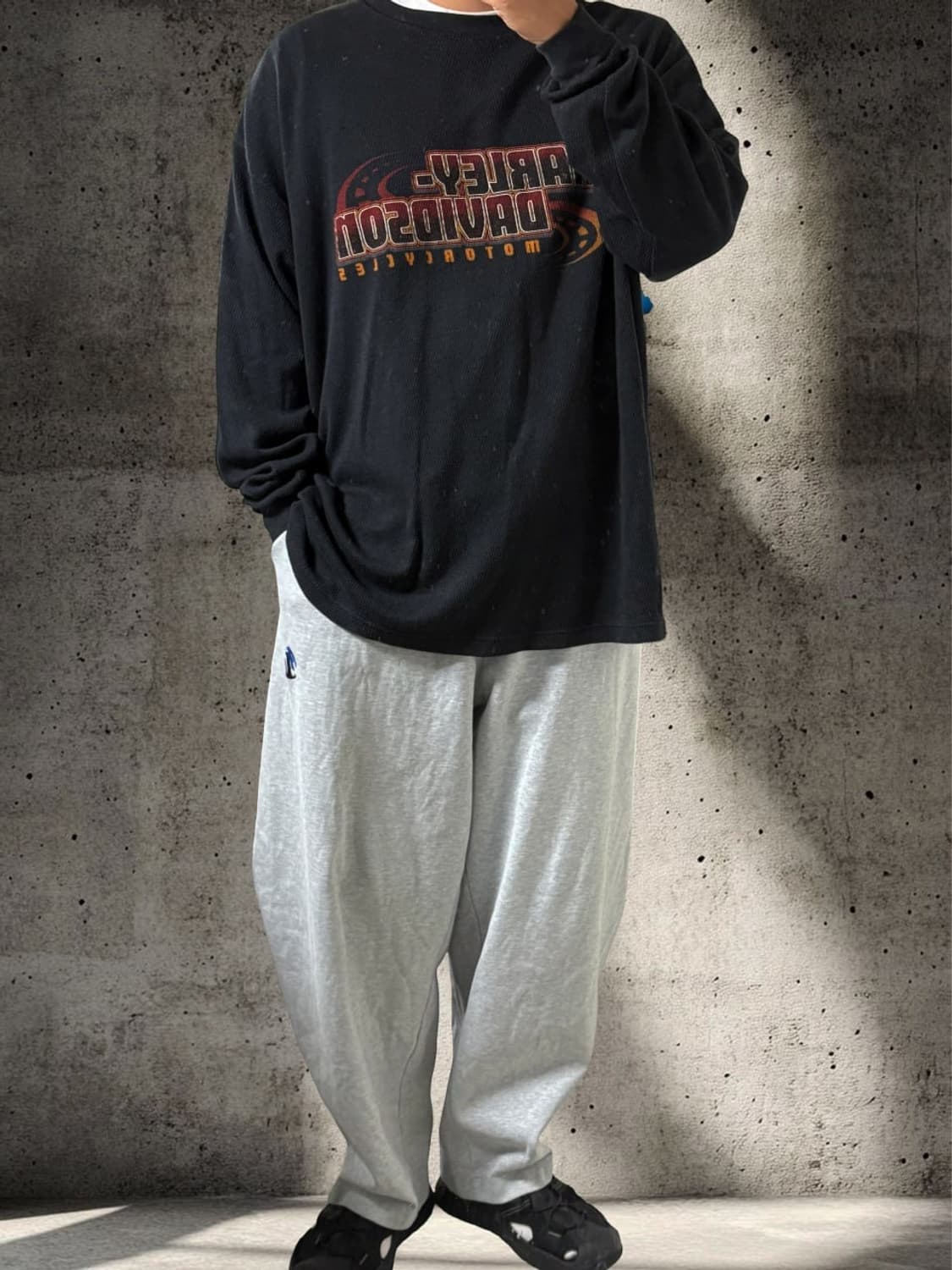 90's Harley-Davidson 할리 데이비슨 독수리 백 프린트 상품이미지2