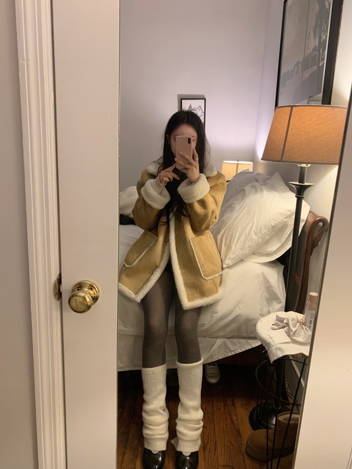 Leeds 리즈 로드리 시어링 무스탕 S사이즈 상품이미지7