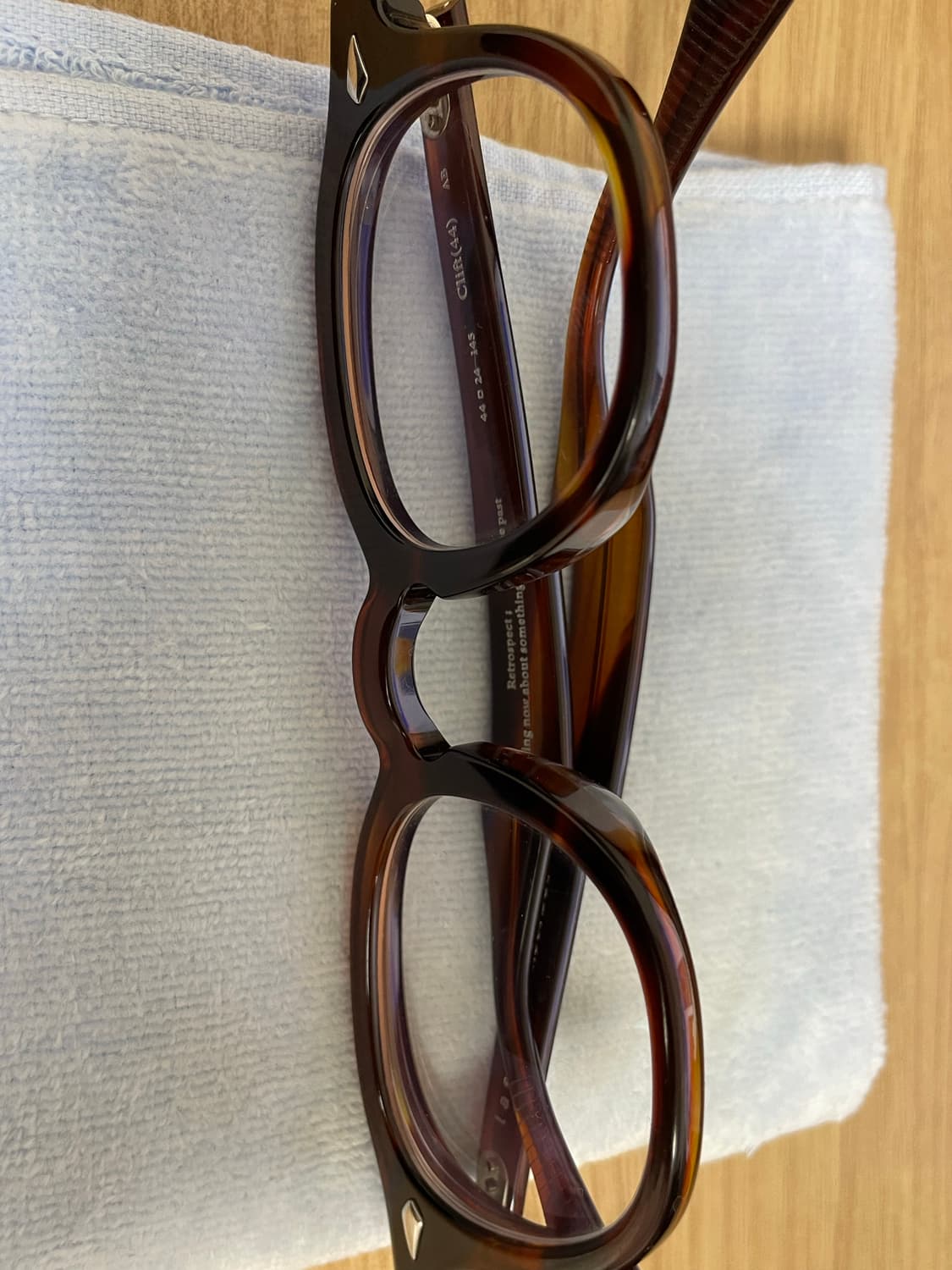 [44사이즈] 래쉬 클리프트 아넬 브라운 안경 상품이미지1