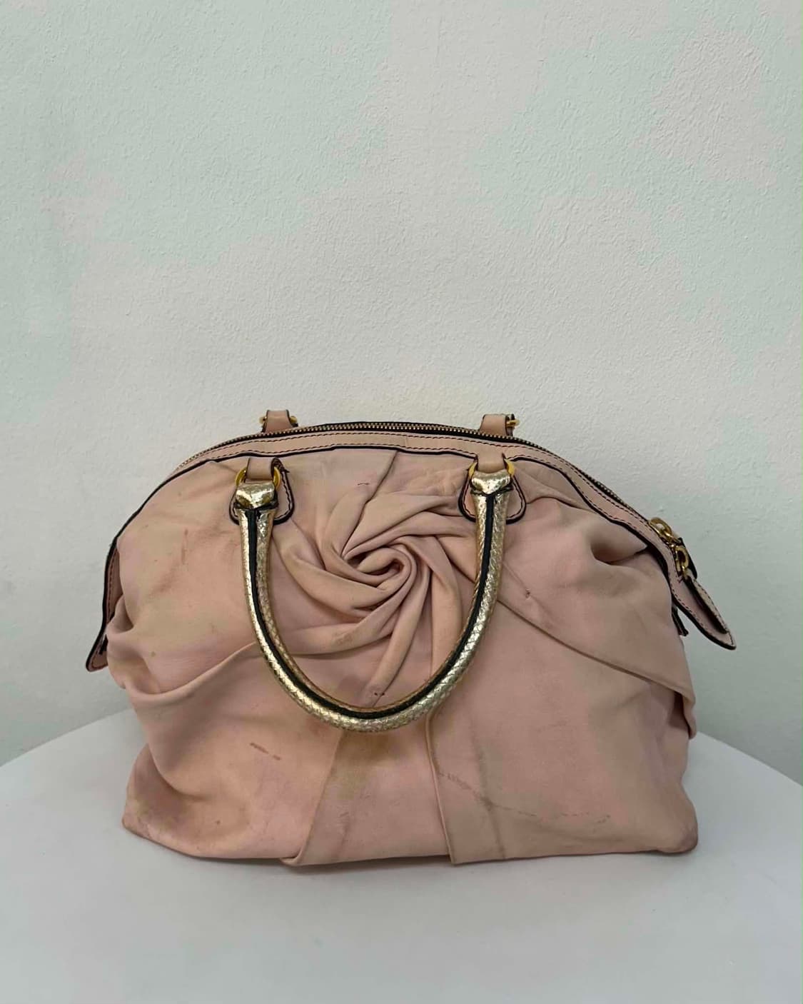 Valentino Garavani Pink Leather Tote Bag 상품이미지2