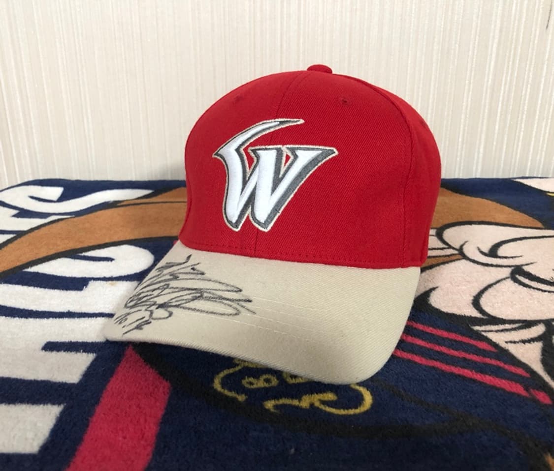 KBO ATC SK와이번스 모자/캡 S-M 플렉스핏 #14 최정싸인 상품이미지1