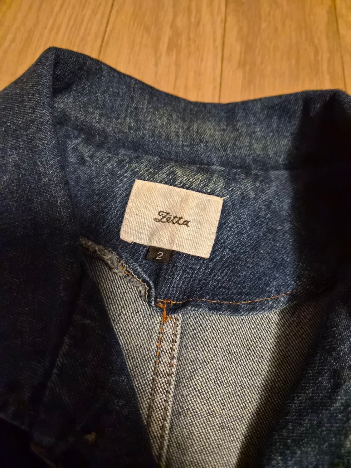 빈티지 워싱 데님 자켓  상품이미지4