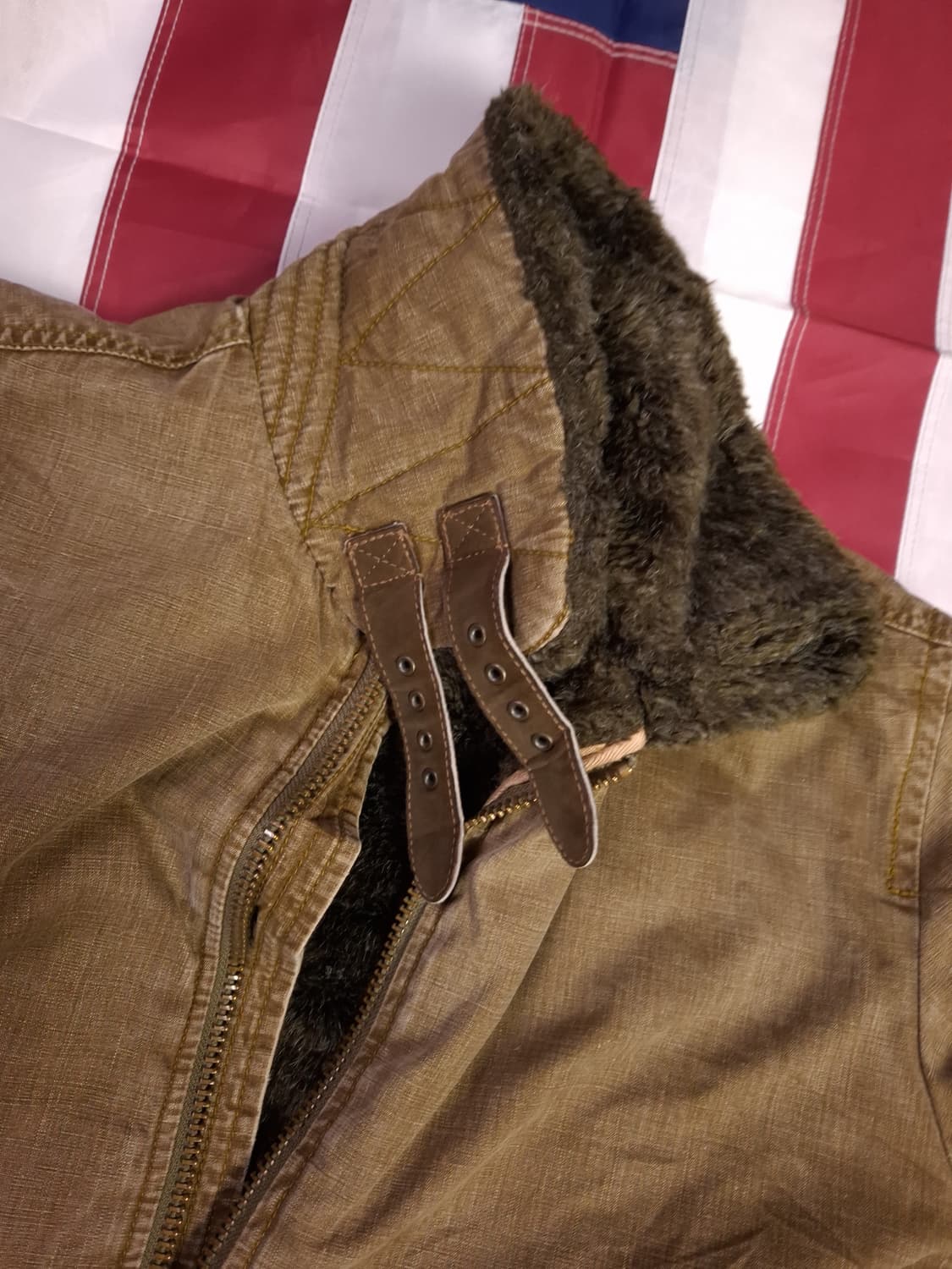 오리지날 90's 일본판 JOHNBULL 코튼 B-3 항공자켓 상품이미지2