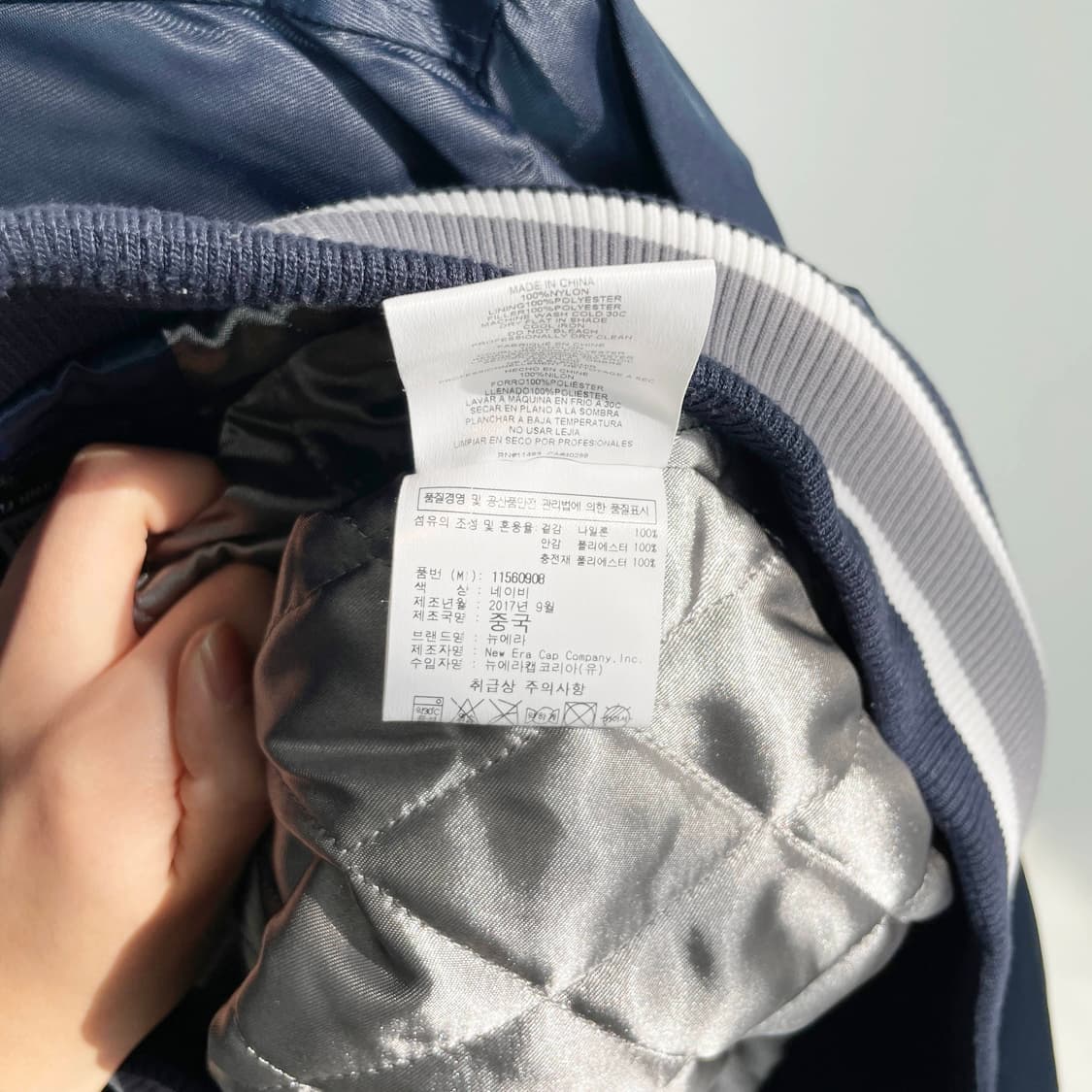  C2 NFL 뉴에라 댈러스 카우보이스 새틴자켓 M사이즈 상품이미지8