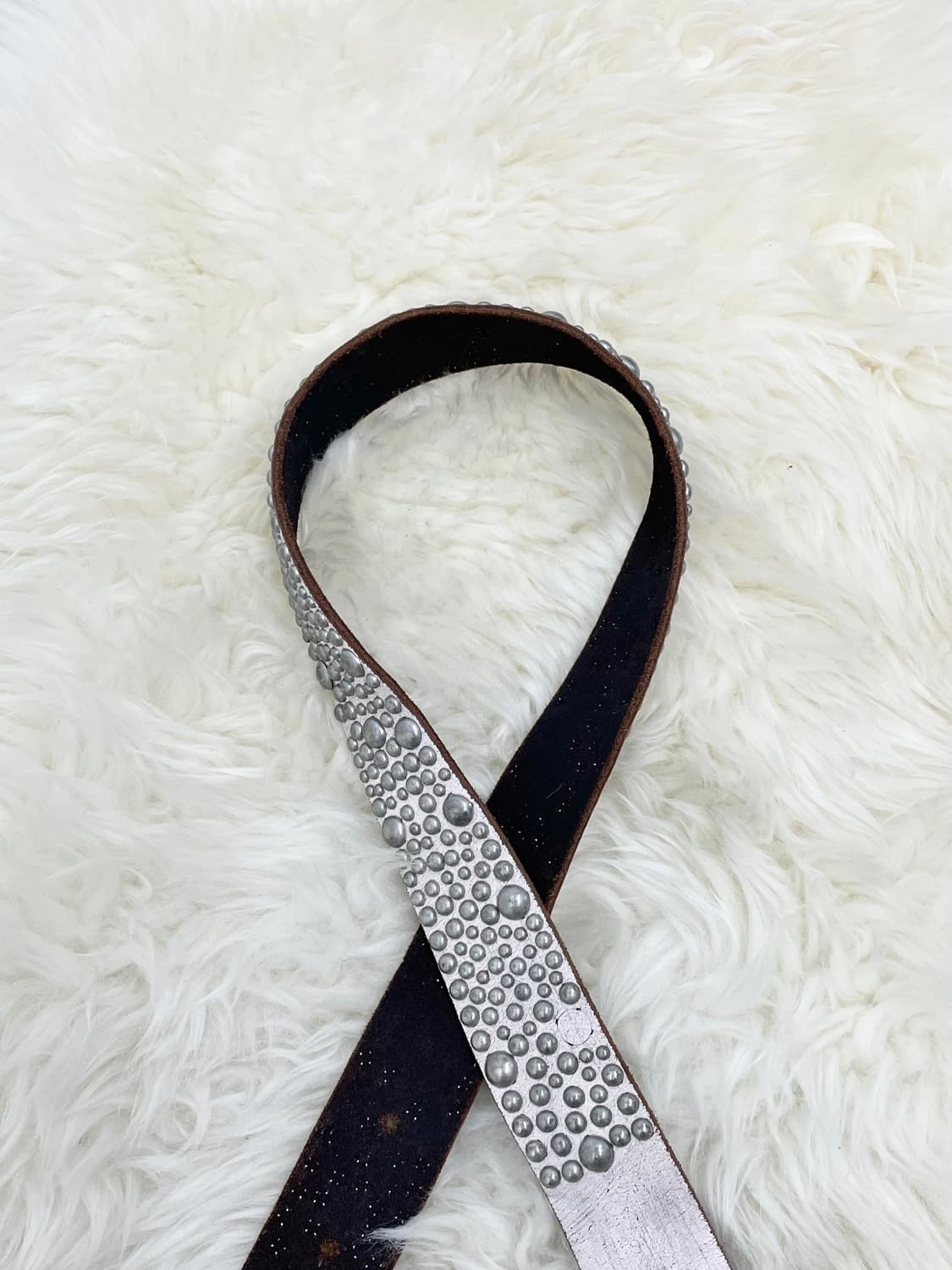 리얼레더 올스터드 버클 벨트 *레어 상품이미지7