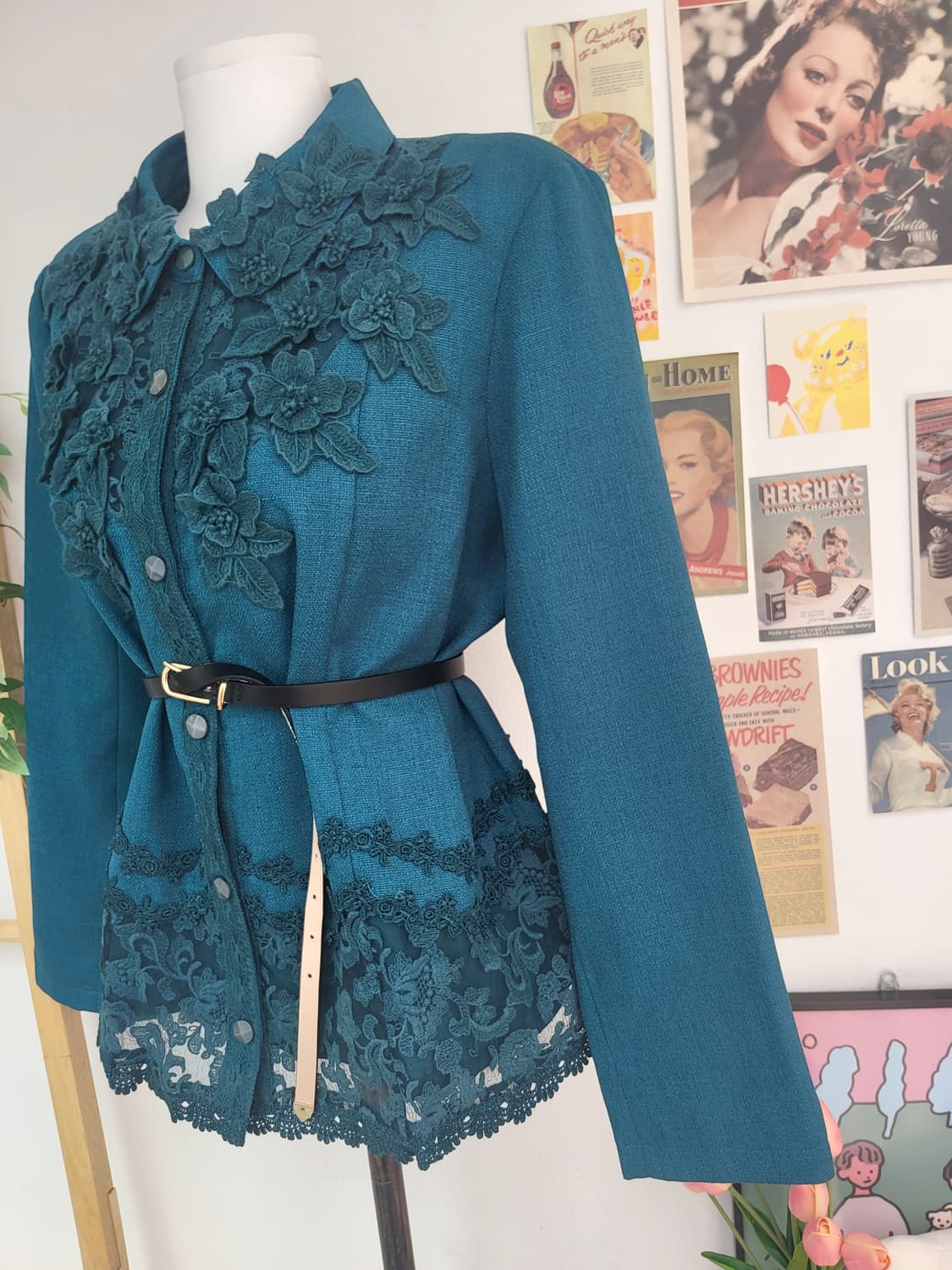 레이스 빈티지 자켓 상품이미지5