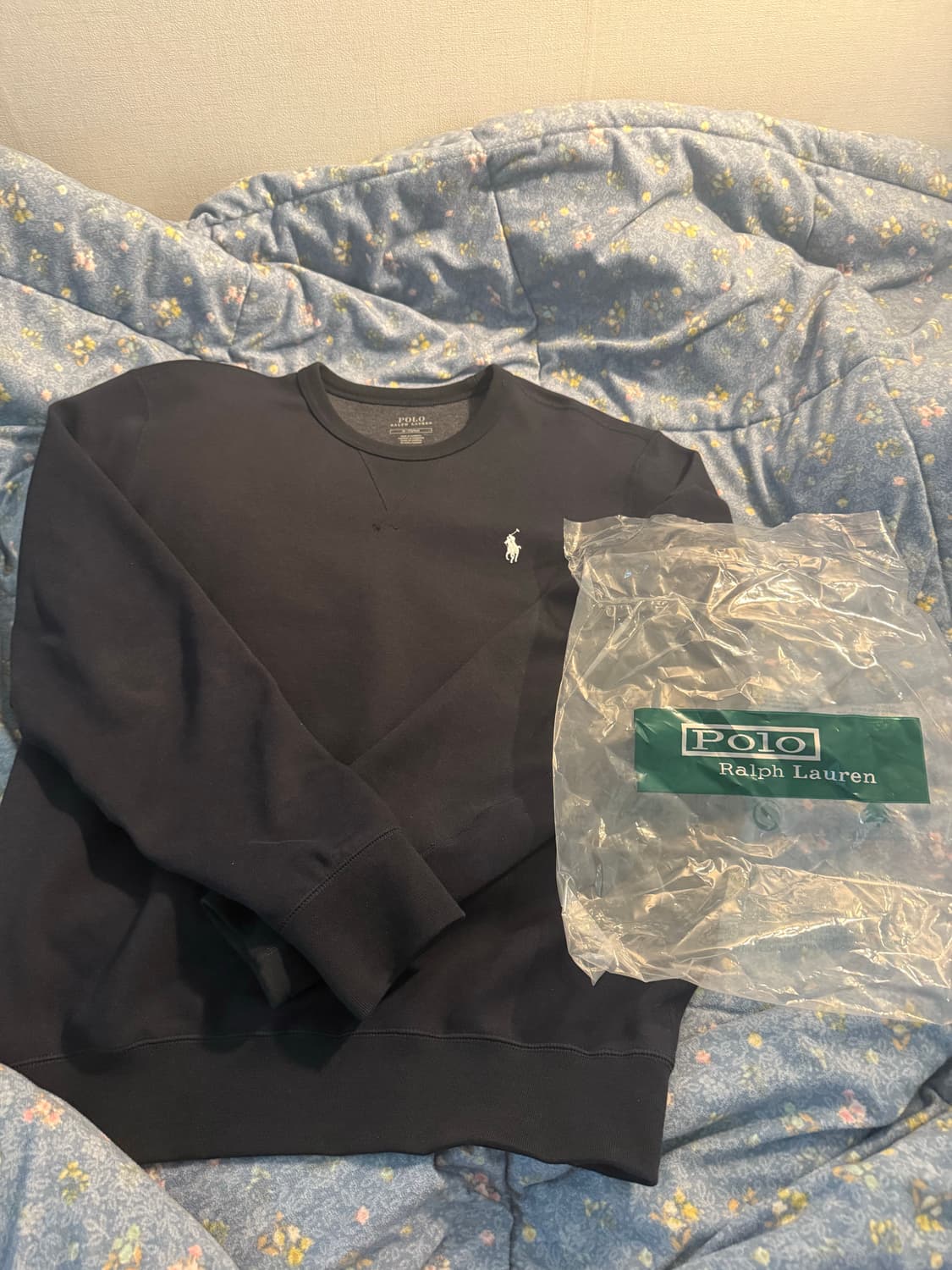 폴로 네이비,블랙 맨투맨 판매 상품이미지1