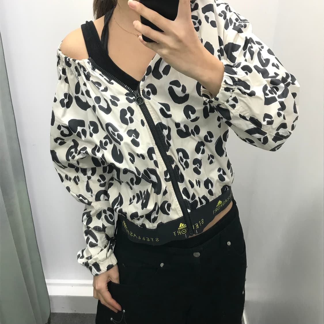 아디다스 스텔라스포츠 호피 바람막이 상품이미지3