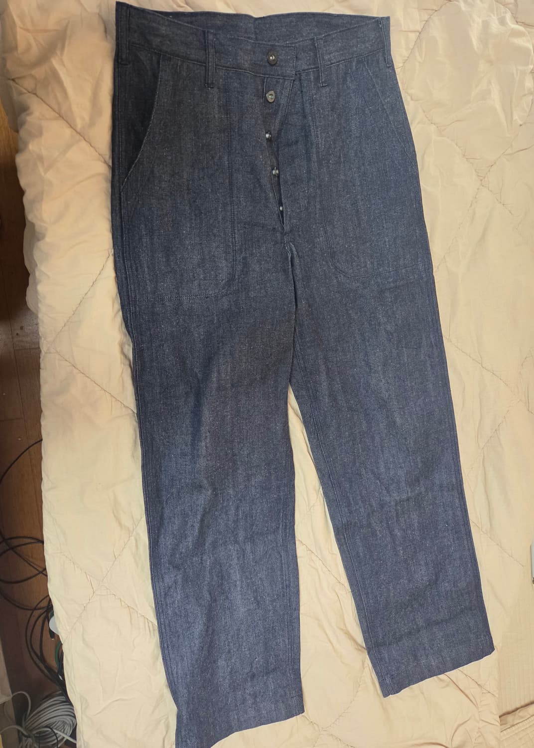 브론슨 1945 USN 던가리 셀비지 데님 32 상품이미지2