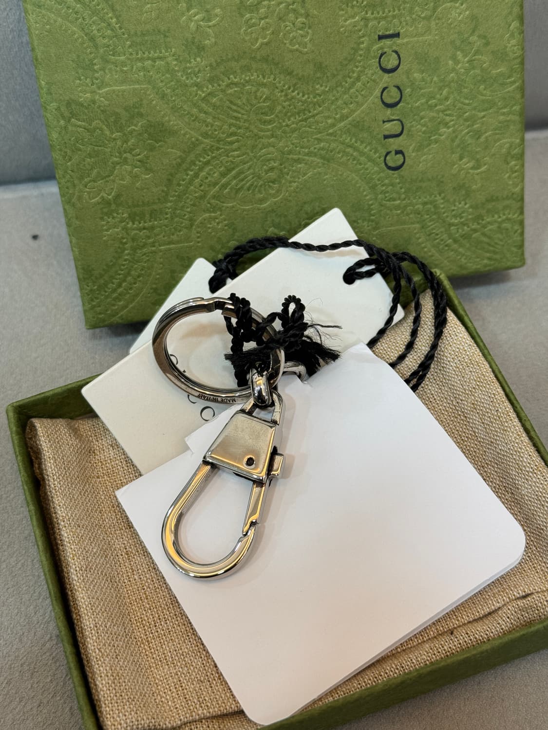 새상품 구찌 더블 G 키체인 키링  상품이미지2