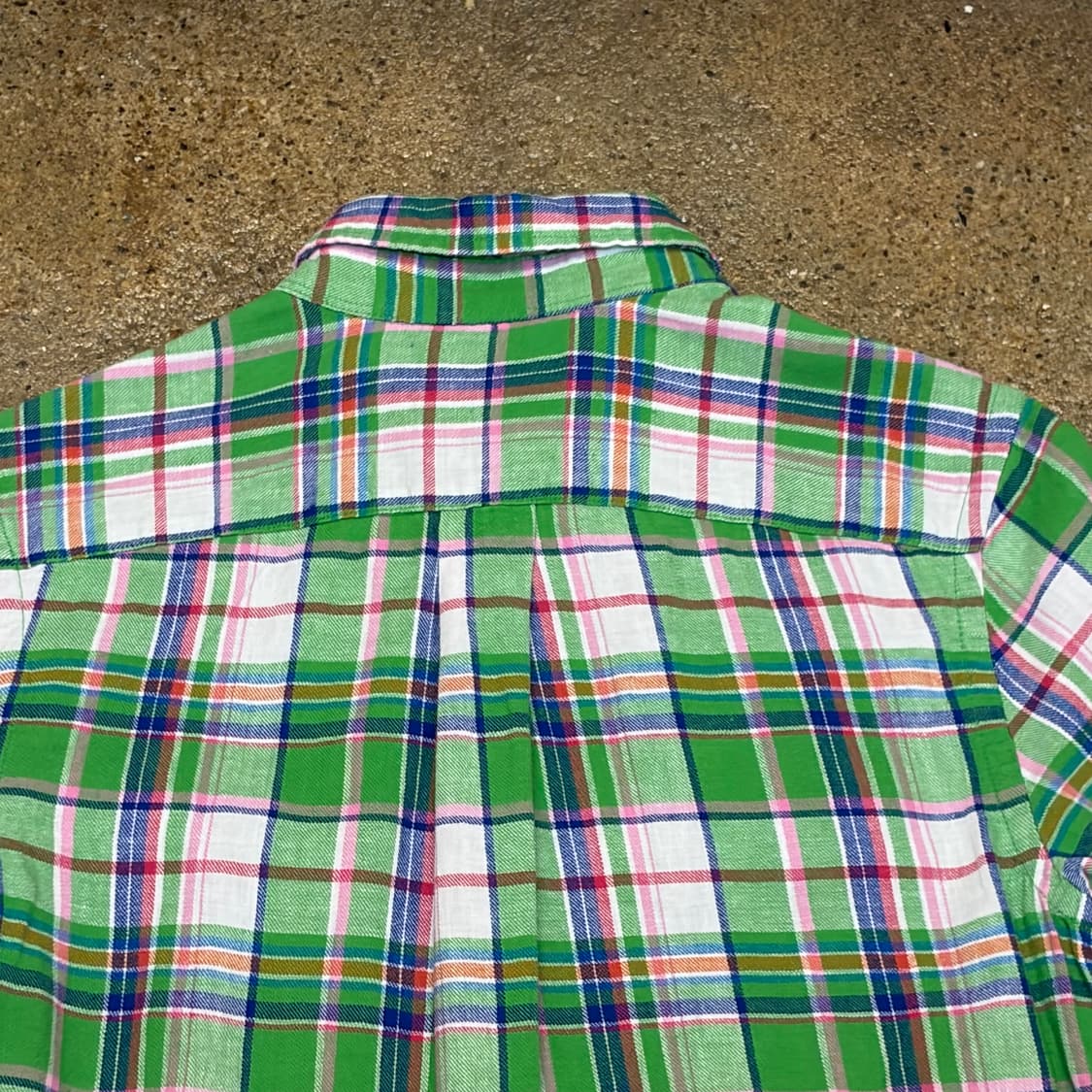 미국 빈티지 폴로랄프로렌 봄 체크셔츠 상품이미지7